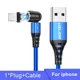 Blue iOS Cable