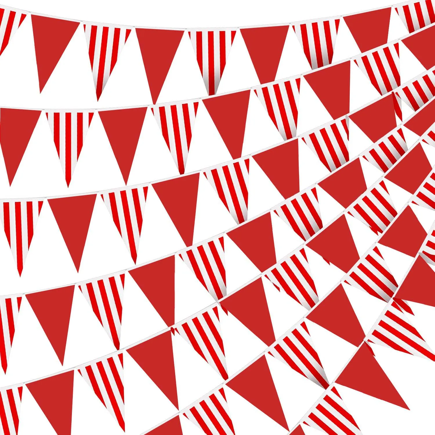 Ensemble de Ballons Drapeau de Fête pour Décorations de Cirque de Carnaval - Bannière Guirlande Rouge et Blanche Fanions Triangle pour Fête d' Anniversaire Célébration Événement Festif Ensemble de Ballons Drapeau de Fête pour Décorations de Cirque de Carnaval - Bannière Guirlande Rouge et Blanche Fanions Triangle pour Fête d' Anniversaire Célébration Événement Festif