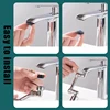 Rotating Faucet Extender,faucet Extender Multifunctional 1080° Swivel Extension Robotic Arm Sink Aerator for Kitchen/Bathroom 4