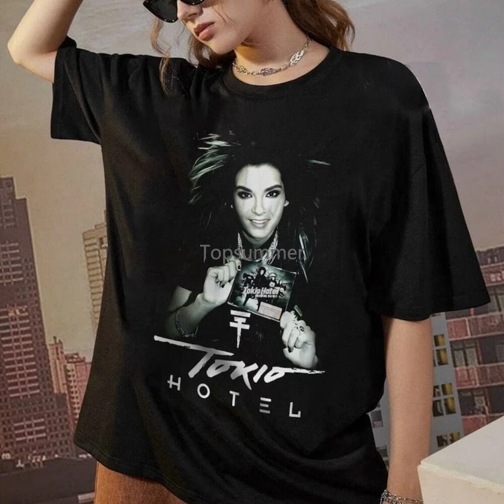 

Hot Tokio Hotel Shirt Bill Kaulitz Signature 90S Cotton Black S-5Xl Shirt 1N2784