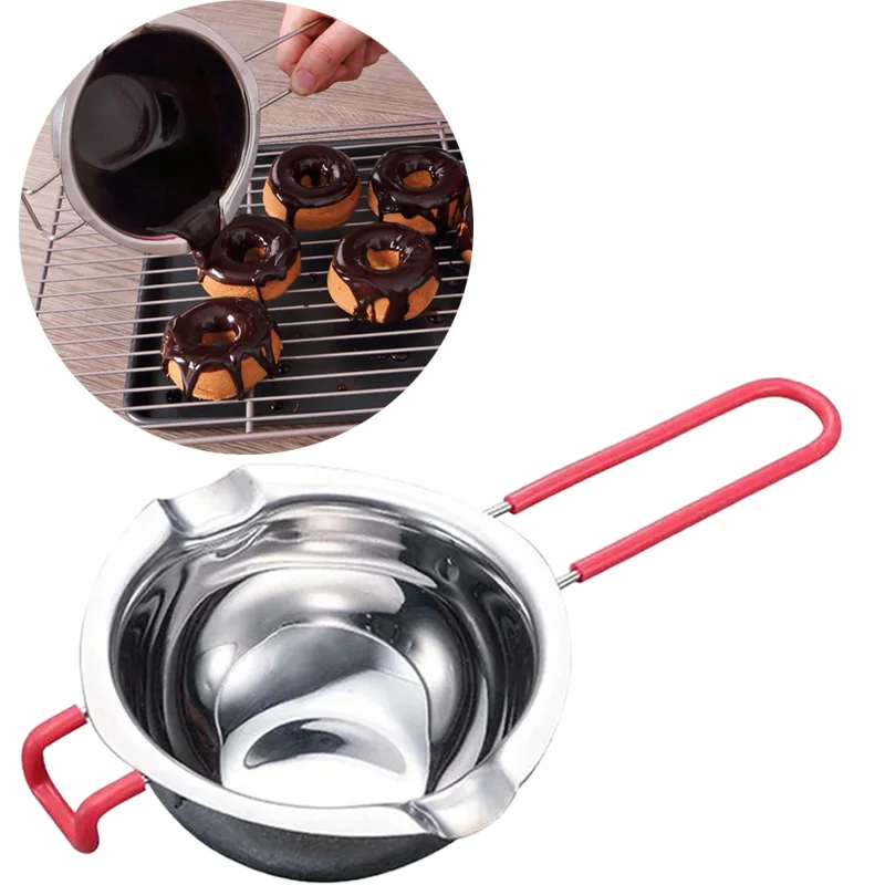 Stainless Steel Wax Melting Pot Long Handle Scented Candle Soap Chocolate Butter Handmade Soap Making Supply DIY Crafts Tools