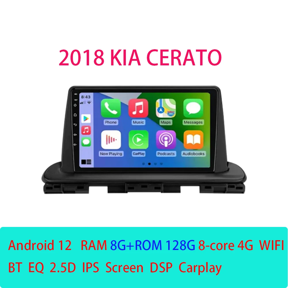 

Android 12 Car Radio for KIA Cerato 2018 9inch Multimedia Player with 4G Car Carplay GPS
