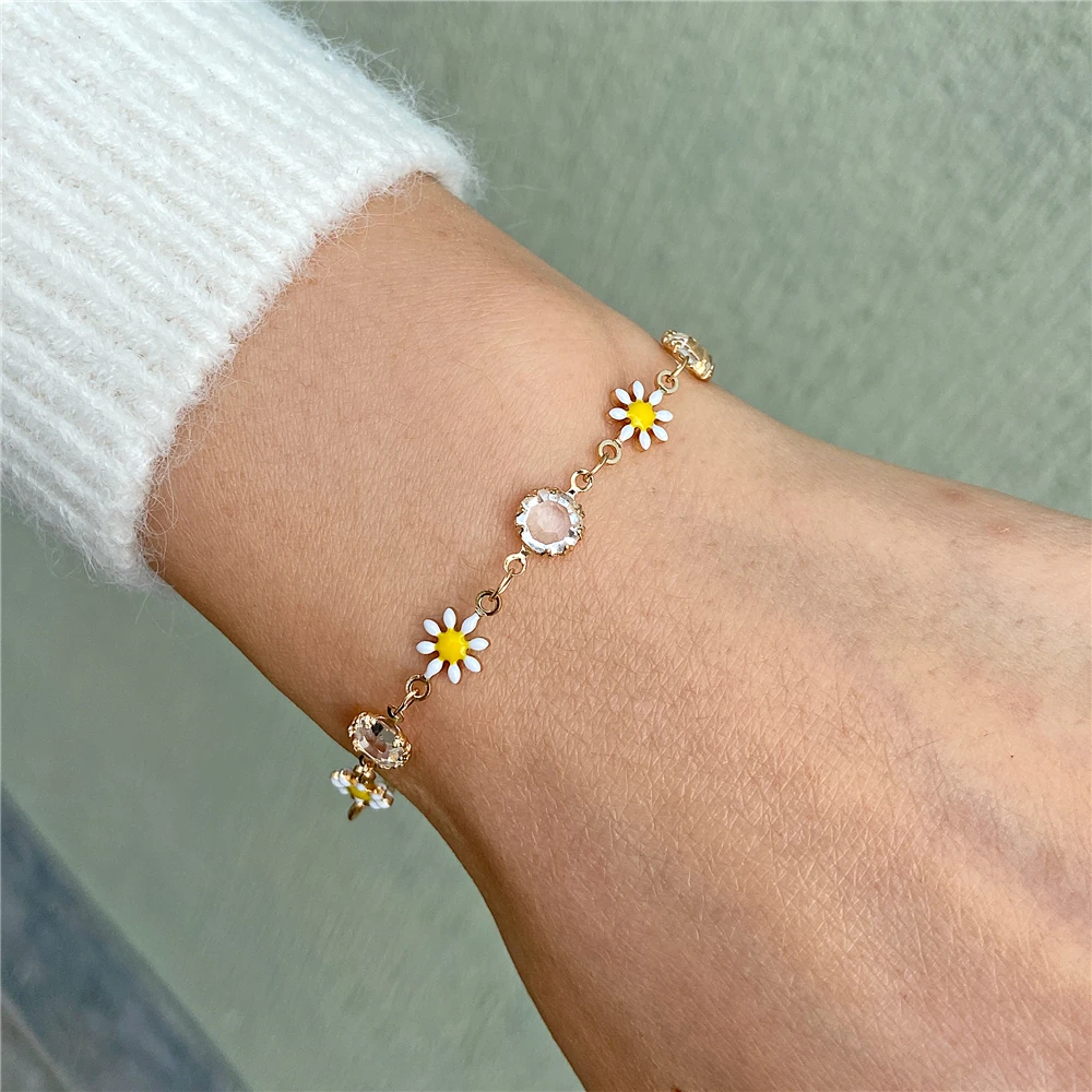 Daisy Flower Cuff Bracelet Sterling Silver – Paxton Jewelry