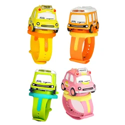 Car Watch Toy For Kids Classic Kids Watch Toys Mini Car Watch With Silicone Watch Strap Cartoon Watch Car Novelty Toy