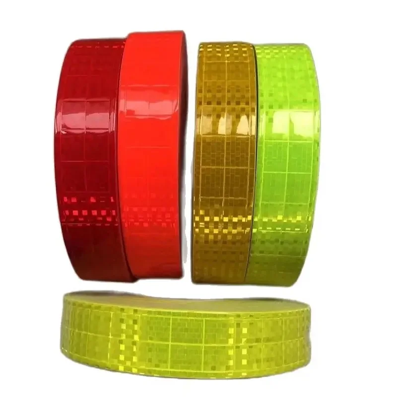 5cm Green PVC Reflective Sheeting Tape Film Waterproof Conspicuity Reflector Material For Clothing