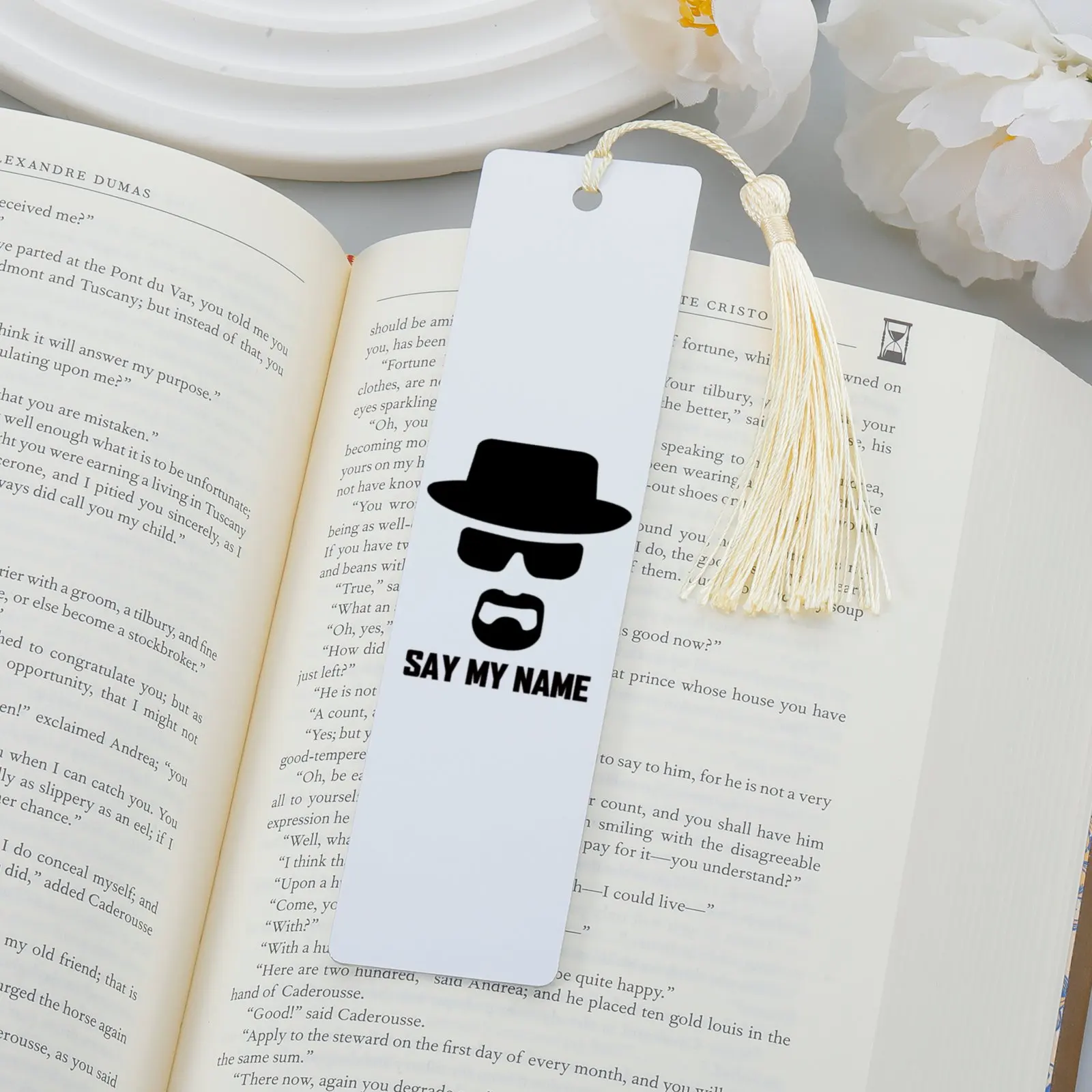 

Personalized Man Bookmark with Tassel Personalized Gifts for Book Lovers Handsome Face Art Bookmark Bookmark Book Worm Gift