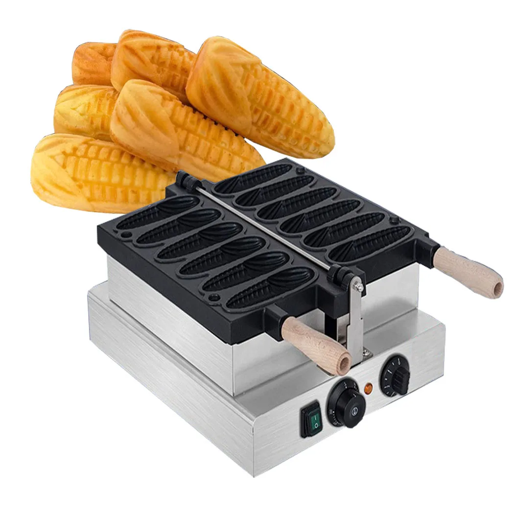 

6 шт., вафельная машина в форме кукурузы