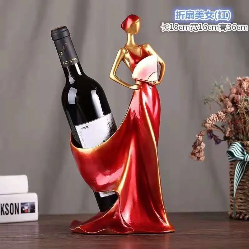 Portabottiglie di bellezza creativa soggiorno armadietto del vino corpo Sexy portabottiglie rosso decorazione della casa artigianato decorazioni per ufficio