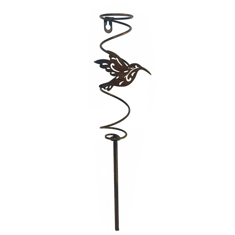 17.72inch Durable Metal Rain Gauge Bird Gauges with Easy-to-Read Glass Tubes Unique Design 9.2 oz Capacity Gauge