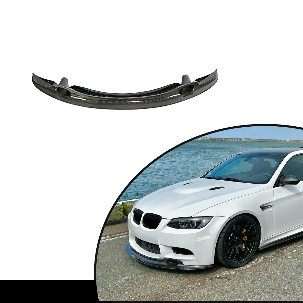 

Подходит для BMWs 3 серии E90 E92 E93 M3 GT4S 08-13 настоящий карбоновый передний бампер для спойлера
