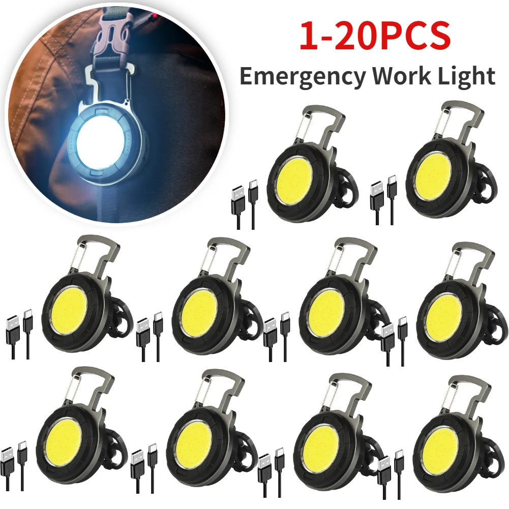 Mini Lampe De Poche LED, Lampe De Travail, Lampe De Poche Portable, Porte  Clés, Rechargeable Par USB, Pour Camping En Plein Air, Petites Lumières,  Tire Bouchon Du 2,23 €