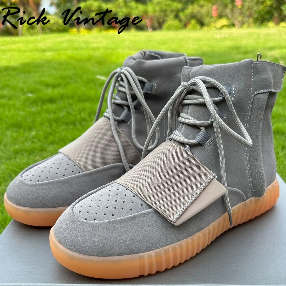 

Ботинки из воловьей кожи на толстой подошве, со шнуровкой