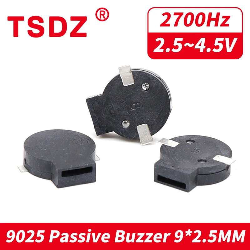 1pcs SMD Buzzer 9025 dimension 9.0x2.5mm Passive sound generator 3.6v environmental side-sounding buzzer