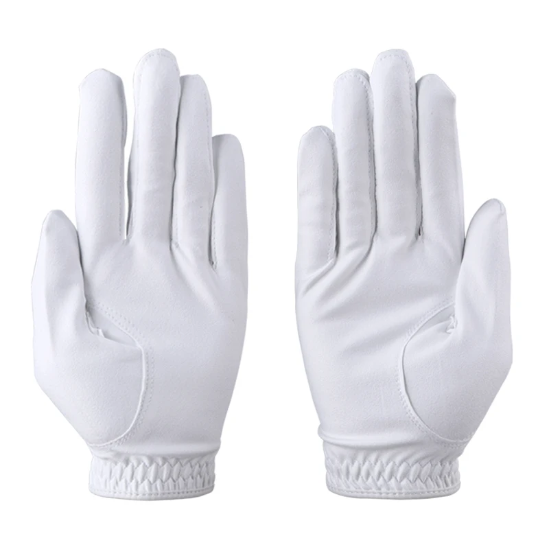 Golf Gloves Men's Glove Left/Right Hand 2 color Soft white Dark Grey Swing Putting Training particles Breathable Namib Gloves 5