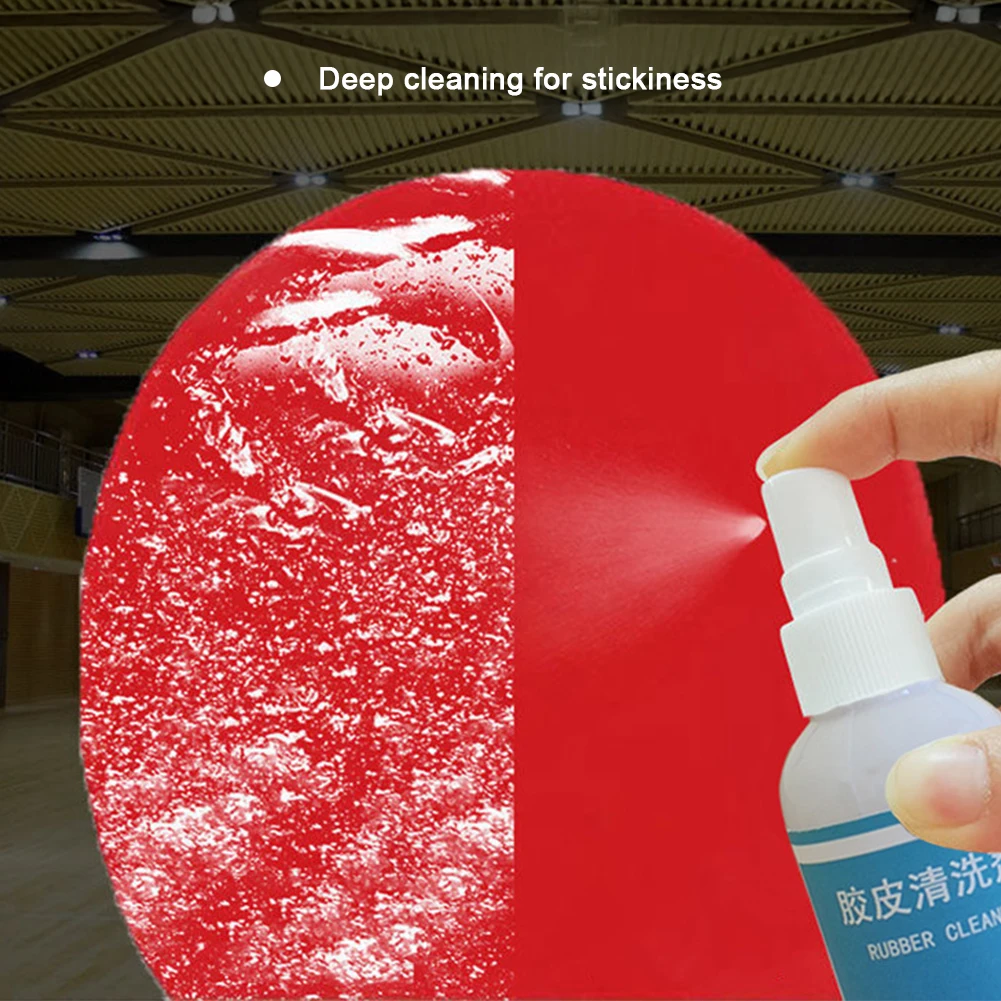 100ML Table Tennis Racket Cleaning Agent Professional Pingpong Racket Rubber Cleaning Care Maintenance Equipment Tackifier