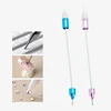 1pcs Beadable Nail Art Tool Double Head Point Drill Pen With Crayon Head Suction Drill Tool Pen Nail Art Double Pull Line Pen 1
