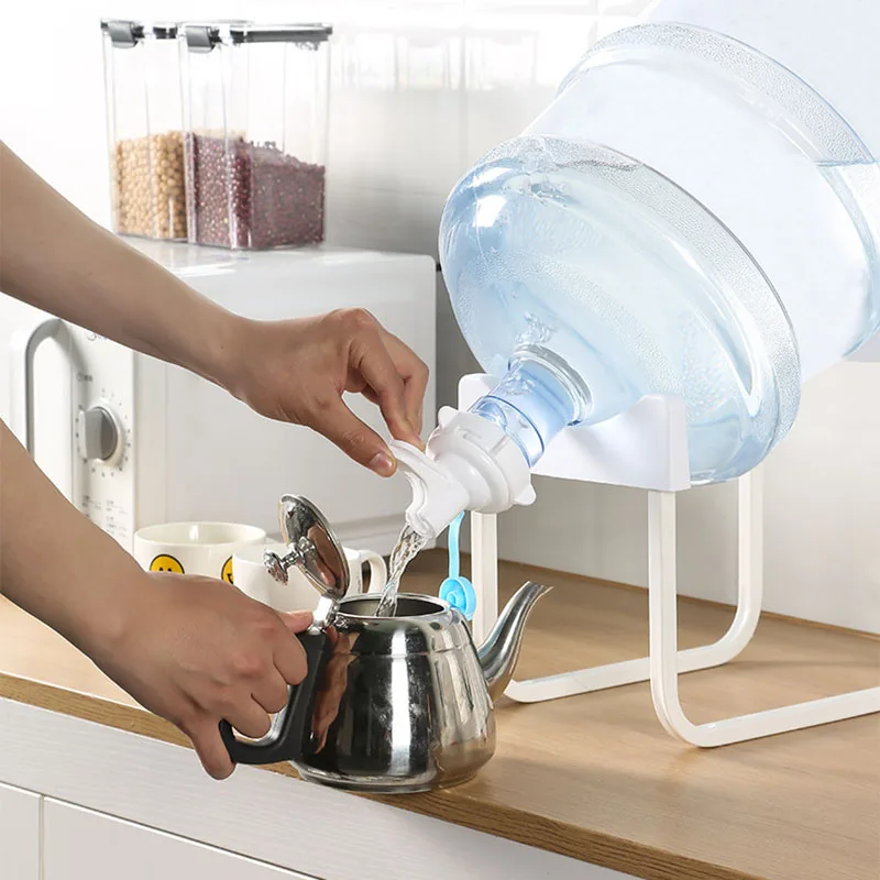 Convenient Inverted Water Dispenser, Universal Inverted Stand for Bottled Water with Water Spout, Simple Water Dispenser 4