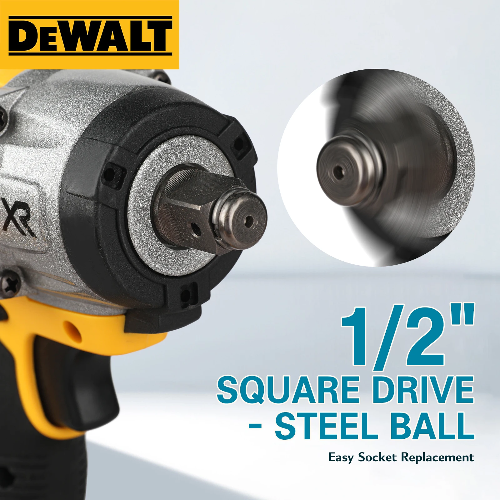 Clé à chocs électrique sans balais Dewalt DCF922, 610N. Clé électrique sans fil M couple élevé 20V Herramientas rechargeables