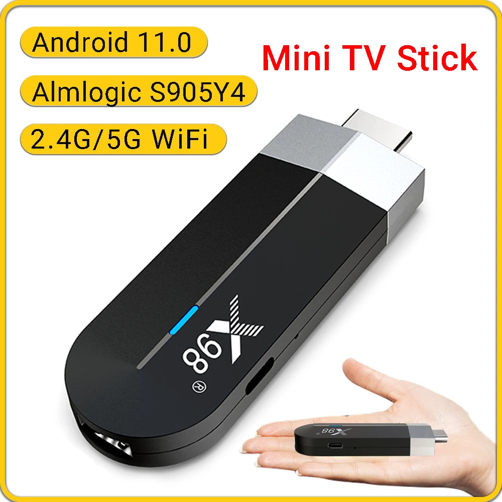 Mini TV Stick Lite 2024 – Android 14, WiFi Duale E 8K, Il Divertimento è A Portata Di HDMI!