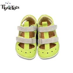 Tipsietoes Lightweight Children's Beach & Sport Sandals - Summer 2025 Collection - 10 (Green Suede leather)