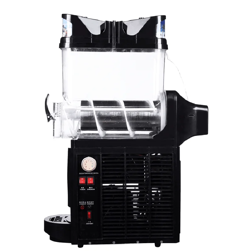 Commercial Single Cylinder Snow Mud Machine Self Service Fruit Juice Sand Ice Machine