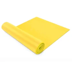 Portable Elastic Yoga and Pilates Resistance Bands (Yellow)