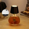 Rechargeable Metal Bottle Lamp with Dimmable Touch Control and Three Color Options Ideal for Home and Parties 4