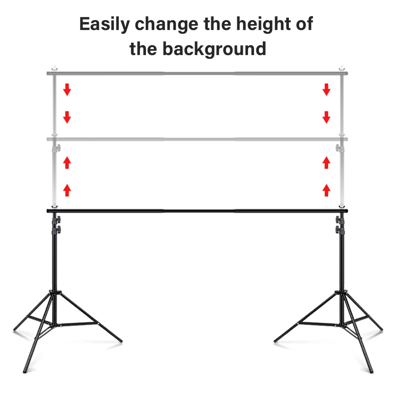 Alumínio Photo Background Suporte Suporte Tela Verde Photoshoot Backdrops Quadro para Fotografia Photo Studio 2.6*3m 8.5ft 9.8ft - Image 5