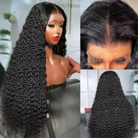Perruques Lace Frontal 13x6 HD en Cheveux Humains, Bouclées Crépues, Boucles Profondes, Brésiliennes, avec Closure 13x4, Prêtes à Porter, Sans Colle, Isee, Prêtes à l'emploi 2