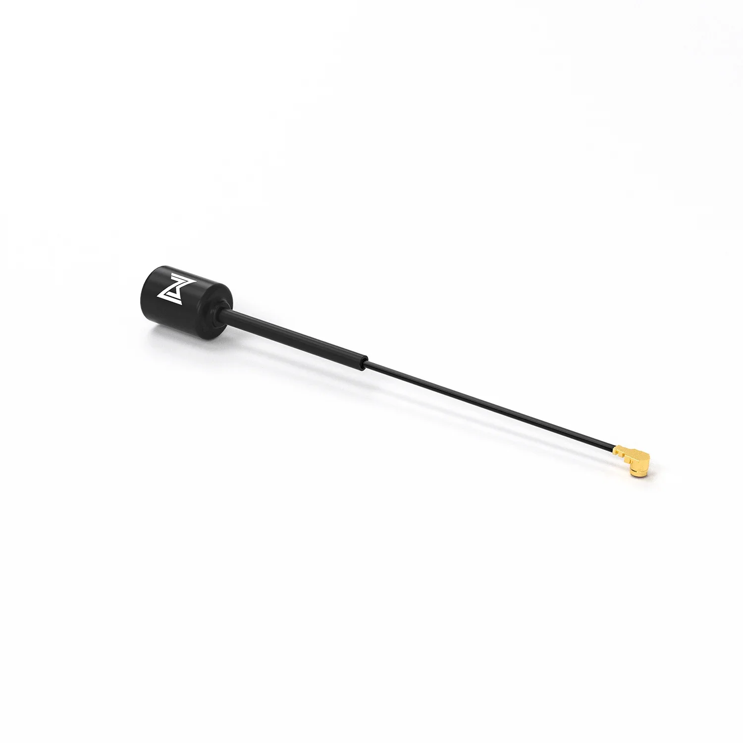 Gros plan sur une antenne Caddx Polar Vista VTX 5.8G 105mm IPEX montrant le câble et le connecteur.