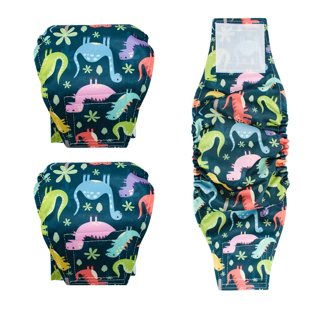 3PCS Printed Male Dog Wrap 2