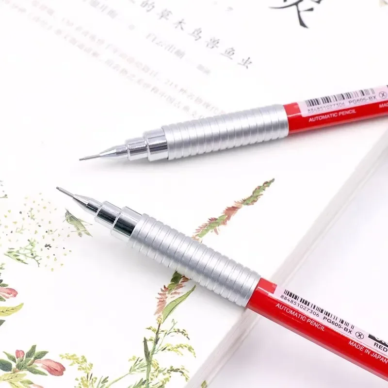 일본 펜텔 샤프펜슬 0.5mm 저중심 엔지니어 디자인 펜슬 금속 펜 그립 파손 방지 심 아트 문구
