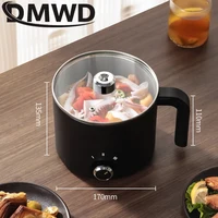 DMWD cuiseur à riz électrique simple Double couche 220V multi-cuiseur antiadhésif mécanique multicuiseur cuiseur à riz à la vapeur pour la maison ue royaume-uni 6