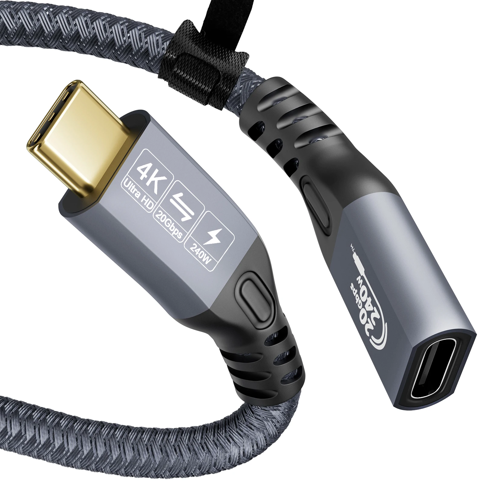 thumbnail image 2 of Bojianxin 540° Rotating Magnetic Charging Cable 3.3ft 2 of 12
