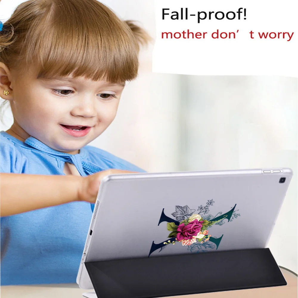 Capa para Tablet com Suporte Dobrável Tri-fold Capa para Samsung Galaxy Tab a8 10.5 Tab a7 Lite 8.7 Tab a7 10.4 Tab a 10.12023 - Imagem 6