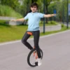 22241-7b4b55.jpg Orange Outdoor Exercise Unicycle Single Wheel Bike with Adjustable Height Comfortable Seat And Knurled Seatpost for Fitness Riding