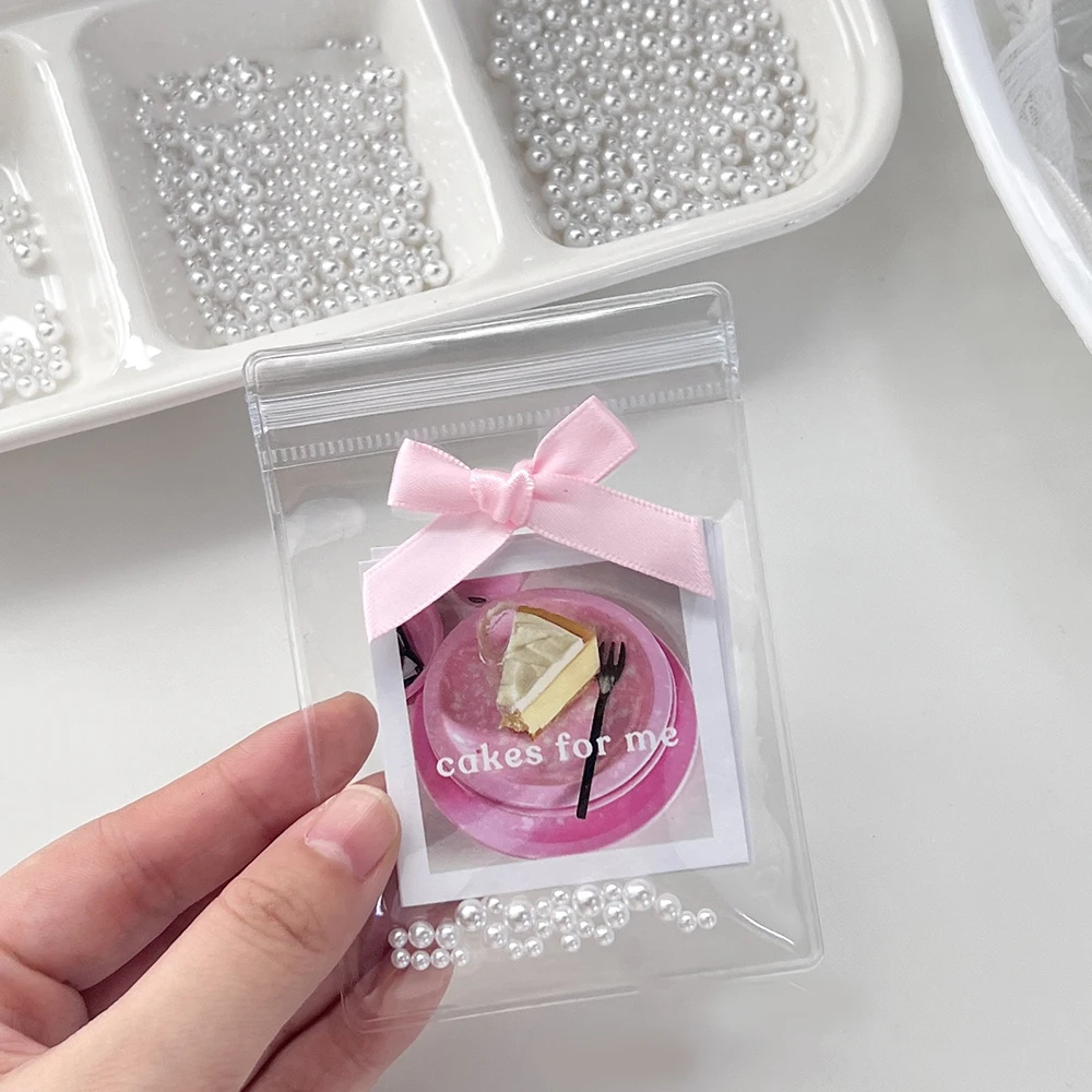 10pcs Small Card Storage Pouch PVC Transparent Jewelry Bags Packing Bags Gift Bags Transparent Storage Bags 6