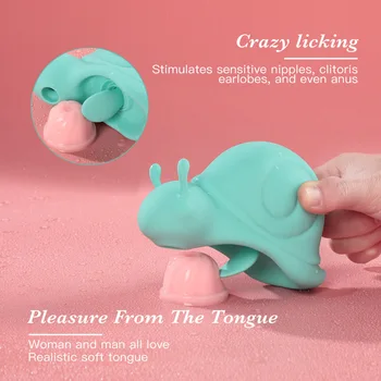 Snail Sucking vibrator Nipple vibrating egg Clit Sucker female orgasm tongue licking Vagina Stimulator masturbator adult sex Toy 2