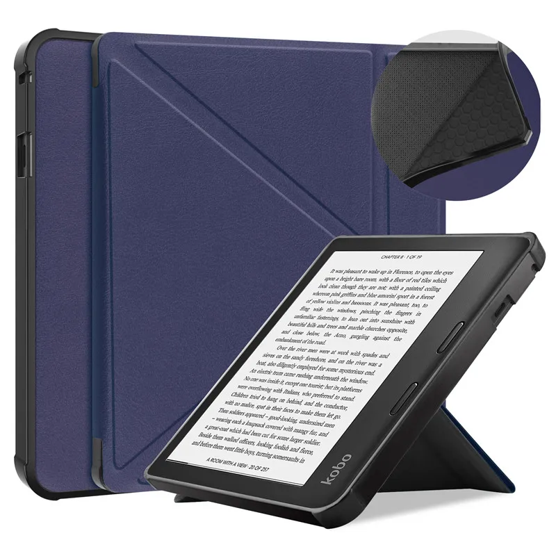 Multi-folding Stand Cover For Cpque Kobo Libra Colour Smart