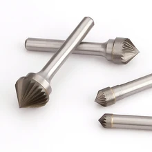 

Conical Carbide Tool 90 Degree 1 Piece Wood Carving Tungsten Carbide Rotary Drill K Type