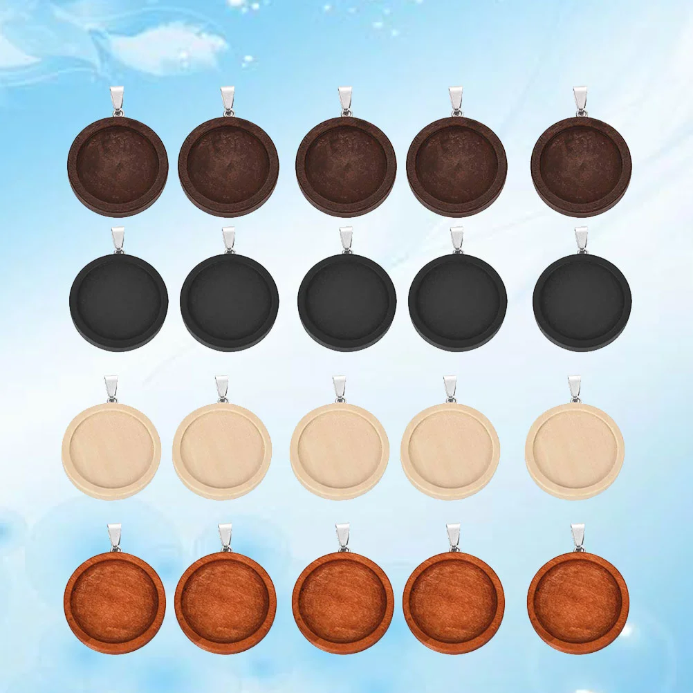 

DIY Stone Accessories Jewelry Dangler Pendant Earring Wooden Base Stainless Steel Eardrop Time Girls Earrings