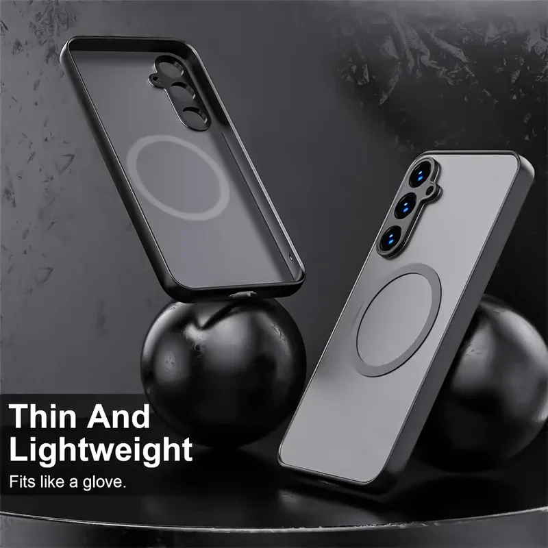 Shockproof Armor Magnetic Translucent Phone Case