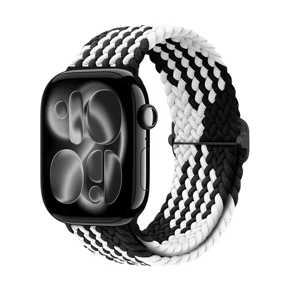 Elastic Braided Nylon Strap