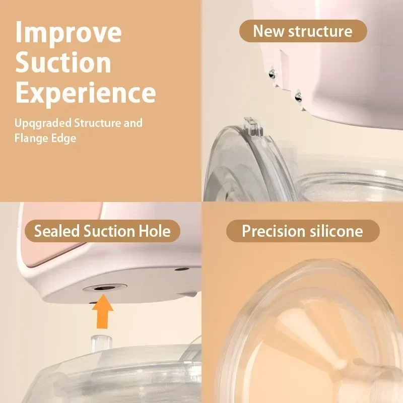 All-in-one Hands-free Breast Pump Electric Breast Pump Wearable Automatic Massage Collector Portable and Safe