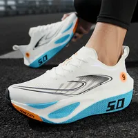 Chaussures de sport décontractées pour hommes et femmes, baskets à plateforme, plaque de carbone, course de Marathon, absorbant les chocs, chaussure d'entraînement d'athlétisme 2