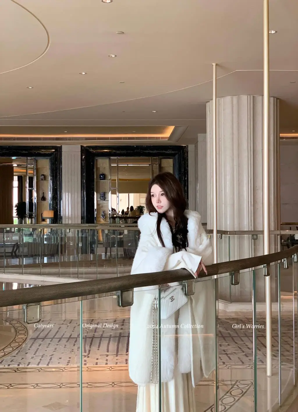 Vestidos de punto nuevos de otoño e invierno para mujer, cuello alto, manga acampanada, encaje de retazos, corte sirena, moda coreana, Vestidos para mujer