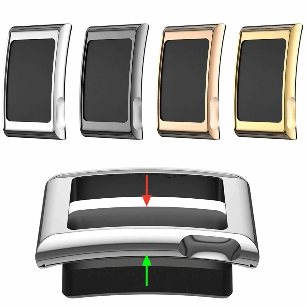Sleek 22mm Metal Frame Shockproof Protective Watch Shell