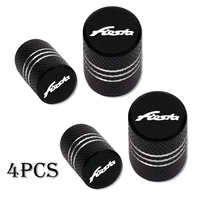 Car Wheel Tire Valve Caps Tyre Stem Covers Airdust Waterproof For FORD FIESTA