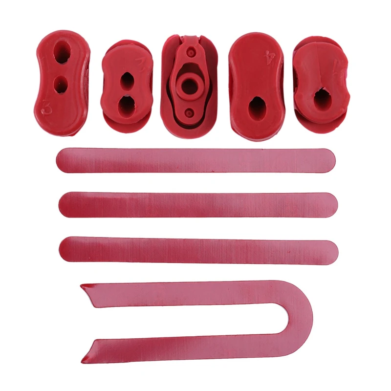 

2 комплекта, защитный чехол для передней и задней шины, Светоотражающая наклейка с портом для зарядки/отверстием для полюса/водонепроницаемой резиновой заглушкой для Xi