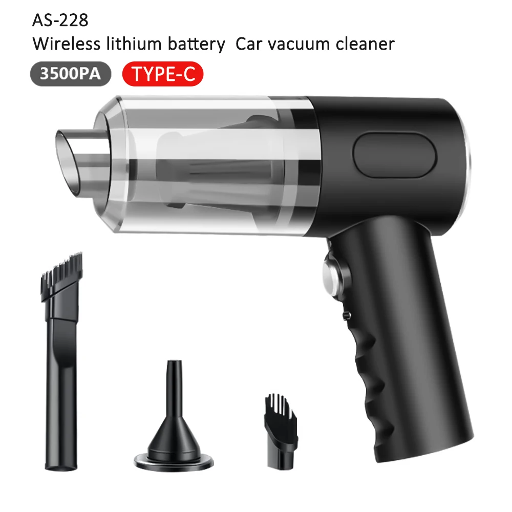 Wireless Vacuum Cleaner Vacuum Cleaner Portable Vacuum Cleaner Portable Wireless Car Vacuum Cleaner Wireless Vacuum Cleaner Dual Use for Home and Car 120W High Power Powerful